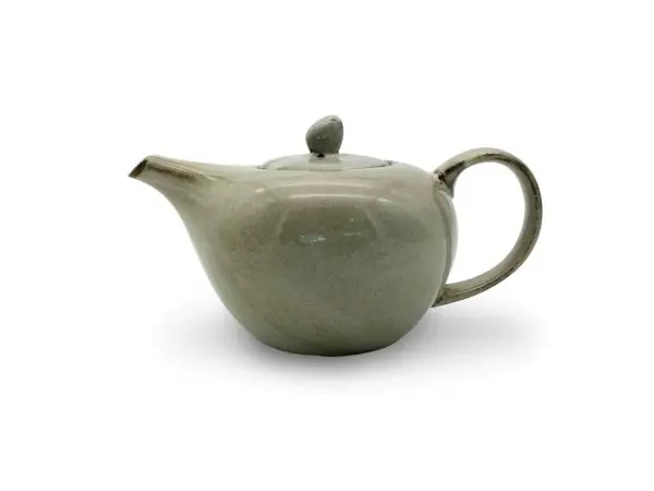 Reactive Grey Coffee Pot