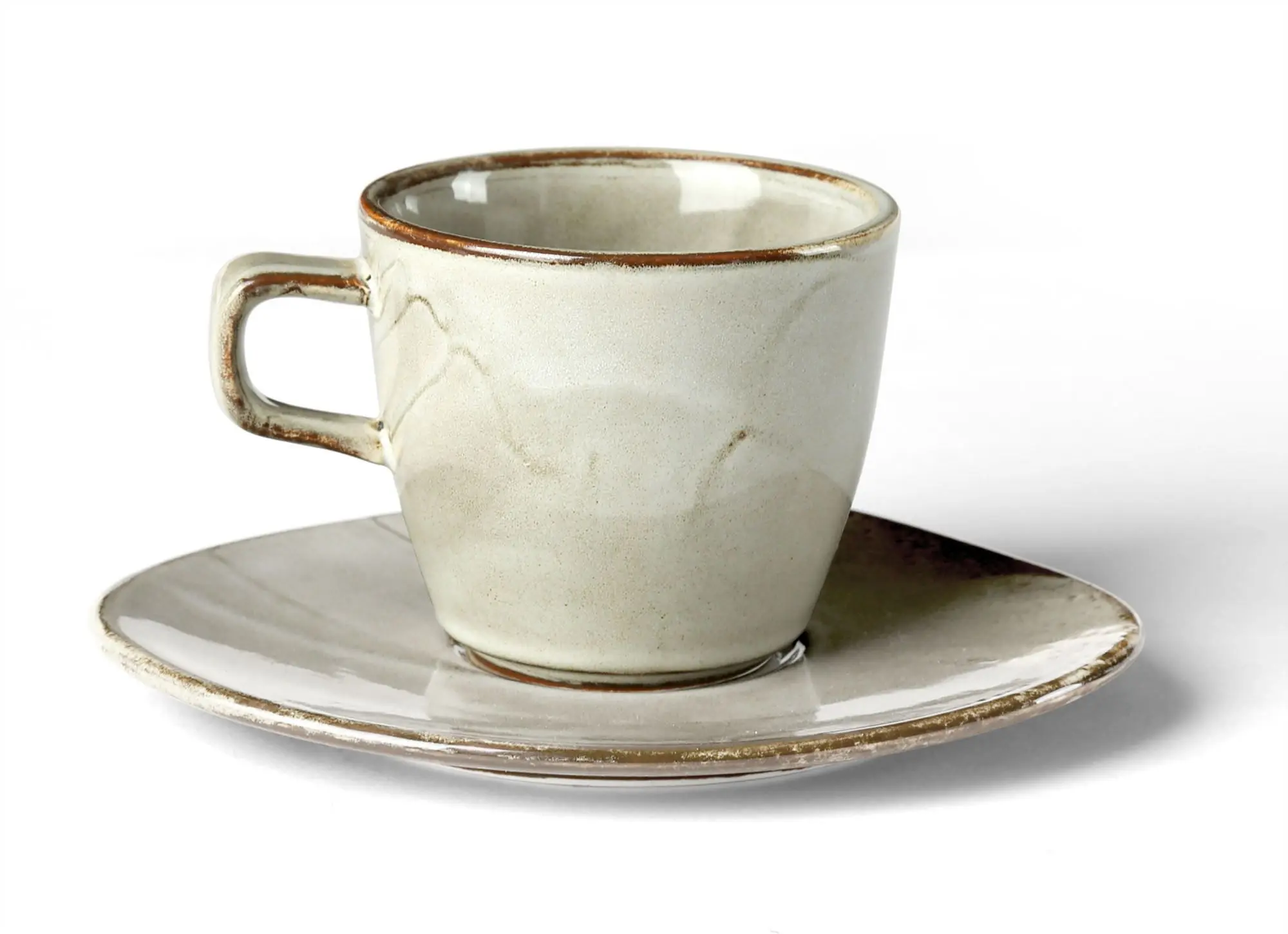 Reactive Grey Coffee Cup & Saucer (Set of 2) - Image 3