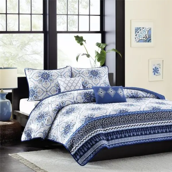 Quilt set (Floral Blue)
